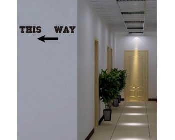 Custom Direction Sign