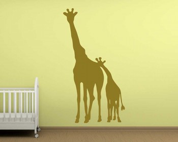 Giraffe Family Deep Mother Love Wall Decal Animal Stickers For Nursery Giraffe Family Deep Mother Love Wall Decal Animal Stickers For Nursery