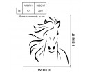 Lovely Horse Wall Decal Animal Stickers For Nursery