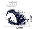 Handsome Horse Vinyl Wall Decal Animal Stickers