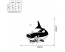 Shark Animal Wall Art Beautiful Vinyl Stickers