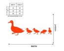 Ducks Family Wall Decal Animal Wall Decal For Children