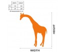 Giraffe Wall Decal Animal Stickers For Nursery