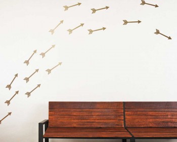 Arrow Pattern Wall Decal Nursery Modern Vinyl Sticker