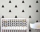 Triangle Pattern Wall Decal Nursery Modern Vinyl Sticker
