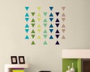 Triangle Pattern Wall Decal Nursery Modern Vinyl Sticker