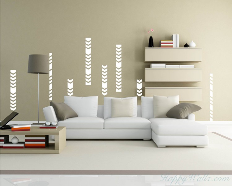 Simple Decal Patterns Seamless Wall Pattern DIY Decal Vinyl Modern Decals