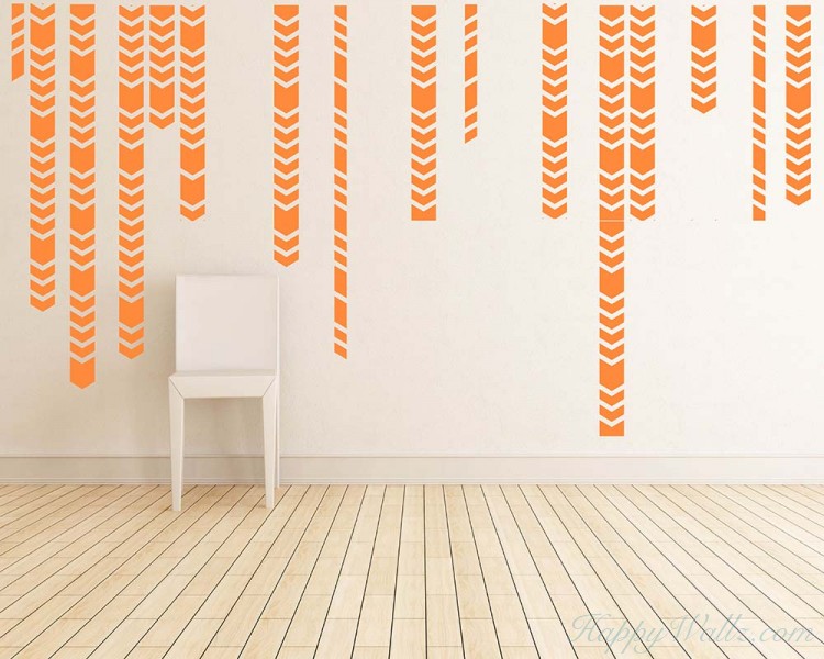 Seamless Wall Pattern DIY Decal Vinyl Modern Decals
