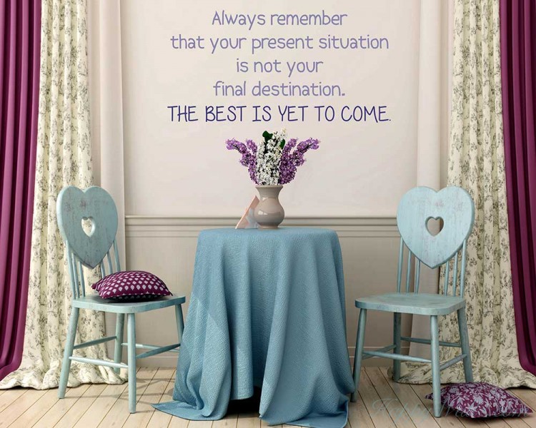 Always Remember Quotes Wall Decal Motivational Vinyl Art Stickers