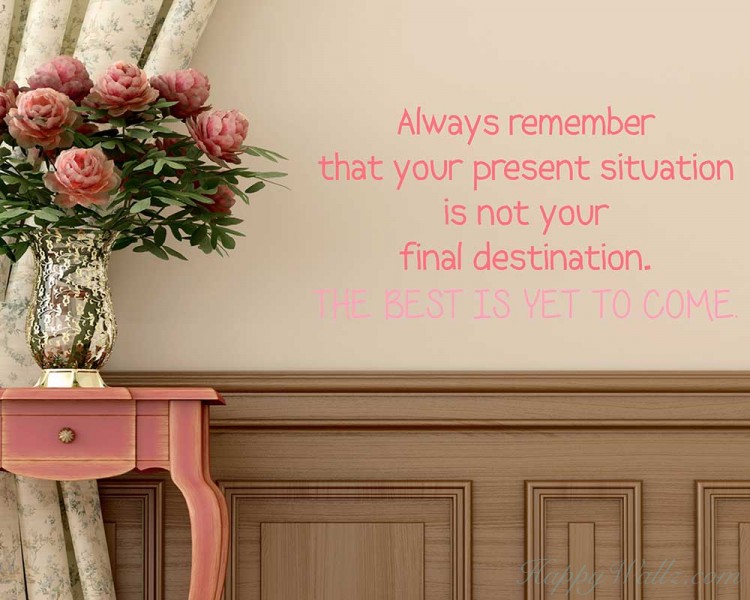 Always Remember Quotes Wall Decal Motivational Vinyl Art Stickers