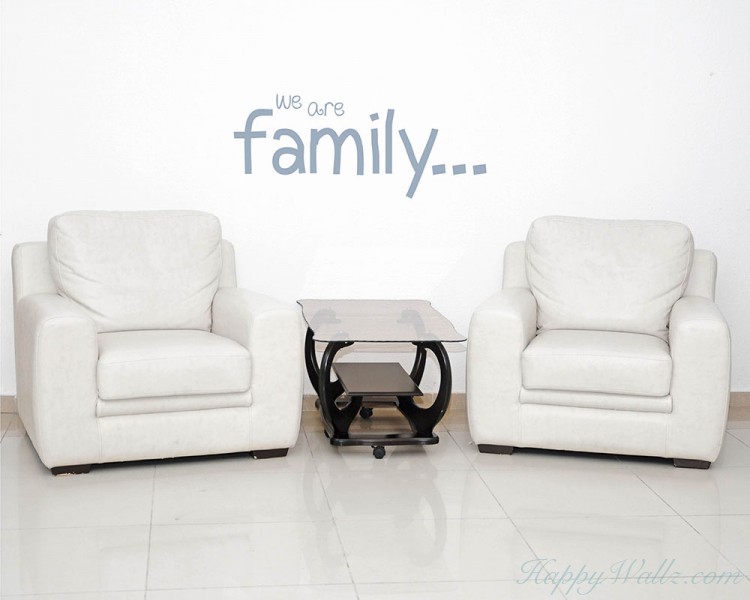 We Are Family Quotes Wall Decal Family Vinyl Art Stickers