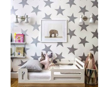 Star Pattern Wall Decal Nursery Modern Vinyl Sticker Star Pattern Wall Decal Nursery Modern Vinyl Sticker