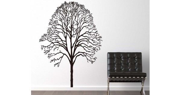 Modern Tree Wall Decal Vinyl Tree Art Stickers